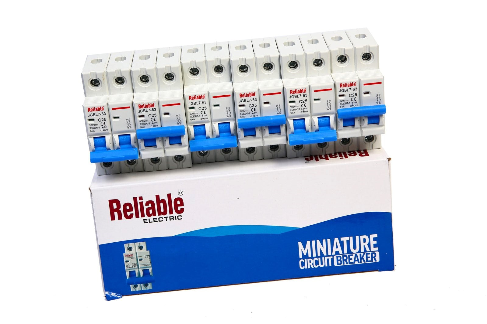 2P DC MCB 500V, 25A, Direct Current Breaker Reliable Miniature Circuit Breaker For Solar PV System