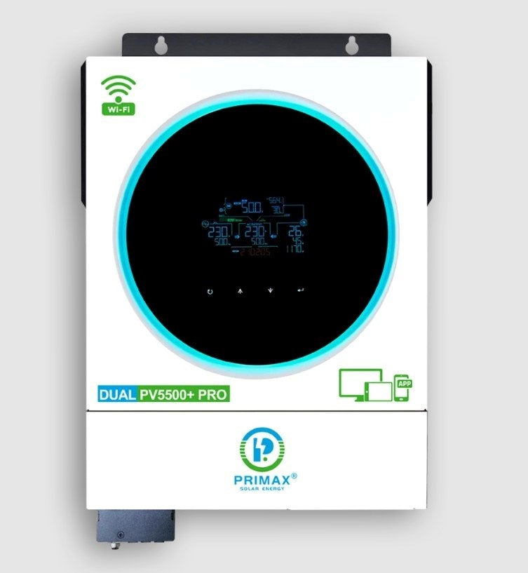 4 KW HYBRID SOLAR INVERTER GALAXY DUAL PV5500+ PRO OF PRIMAX