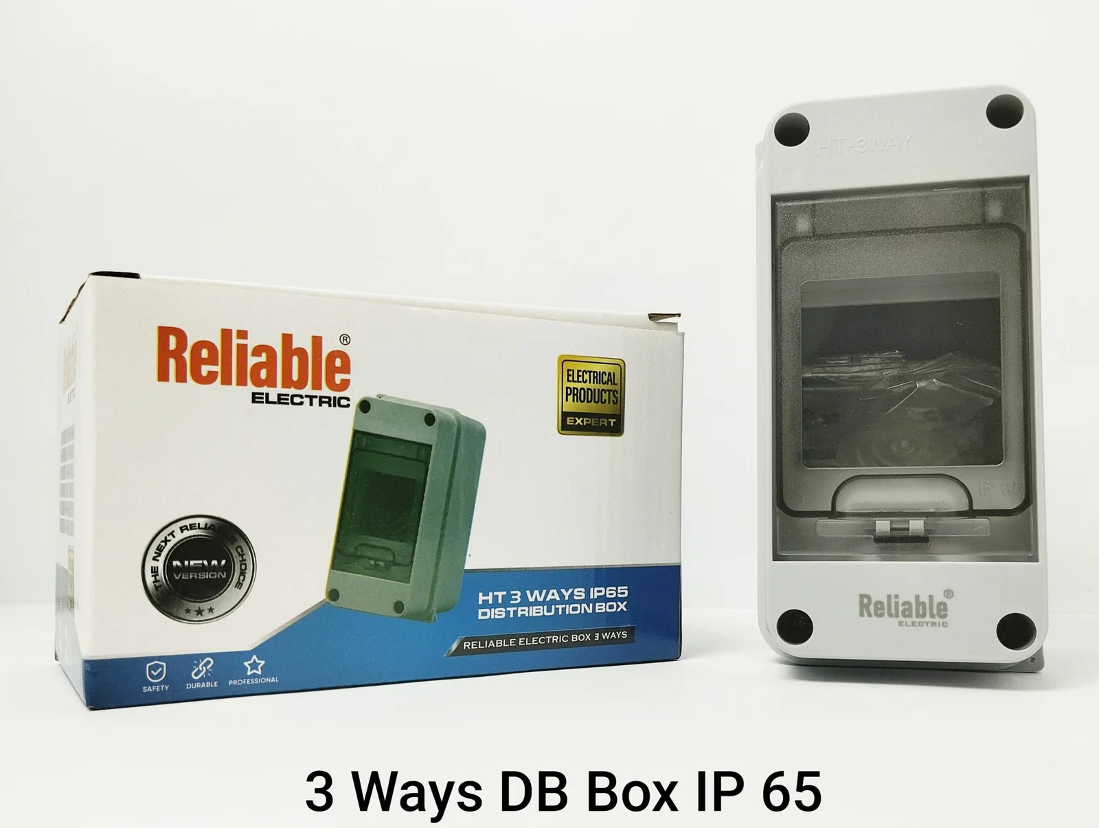 Distribution Box IP65 Surface Mounted Box, PC Cover and ABS Distribution Box, Weatherproof Distribution Box For MCB Breakers, AC Distribution Box, DC Distribution Box, Indoor and Outdoor IP65 Box