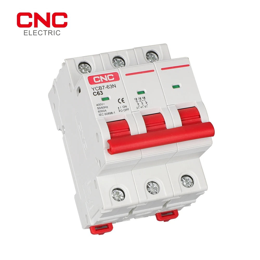 CNC YCB7-63N 3P AC MCB Circuit Breaker