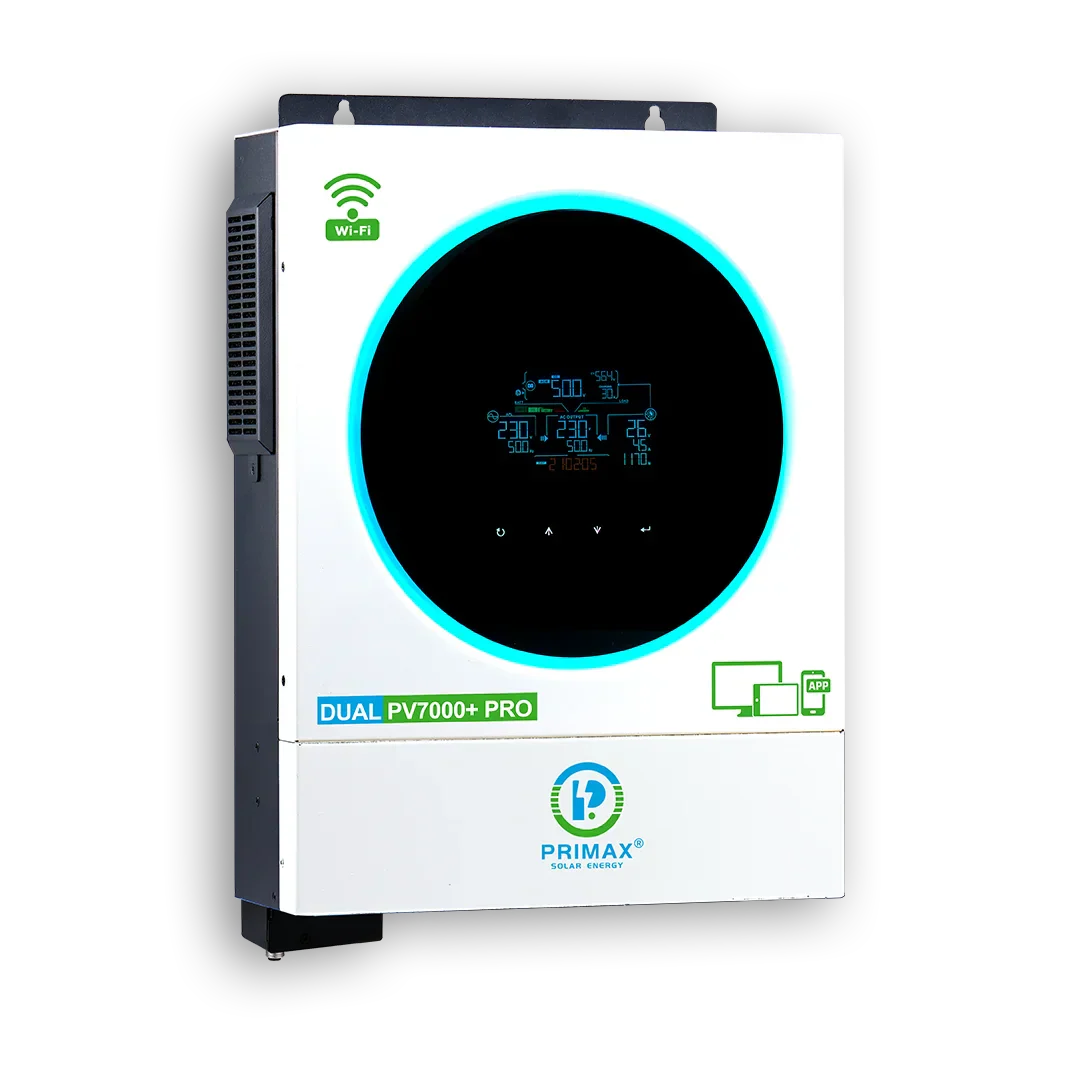 PRIMAX GALAXY PV7000+ Hybrid Solar Inverter 6KW with 6000W MPPT Solar Charge Controller