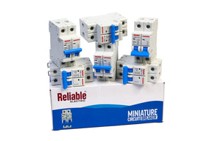 2P DC MCB 500V, 20A, Direct Current Breaker Reliable Miniature Circuit Breaker For Solar PV System By Reliable Electric