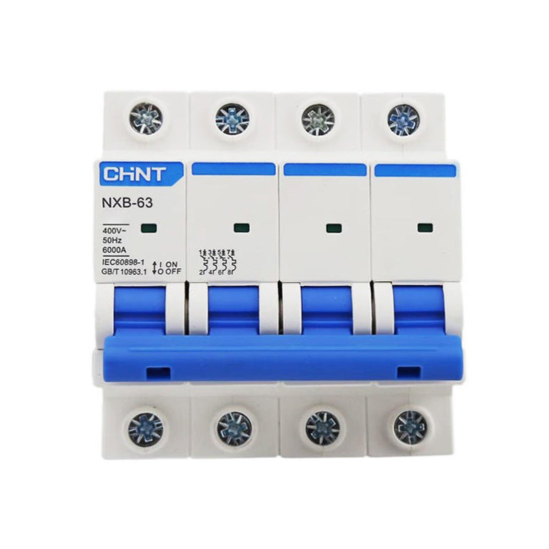 CHINT NXB 4P 3Phase AC MCB Circuit Breaker