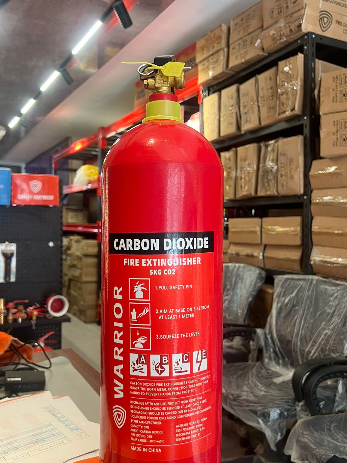 Fire Extinguisher CO2 (carbon dioxide) fire extinguishers