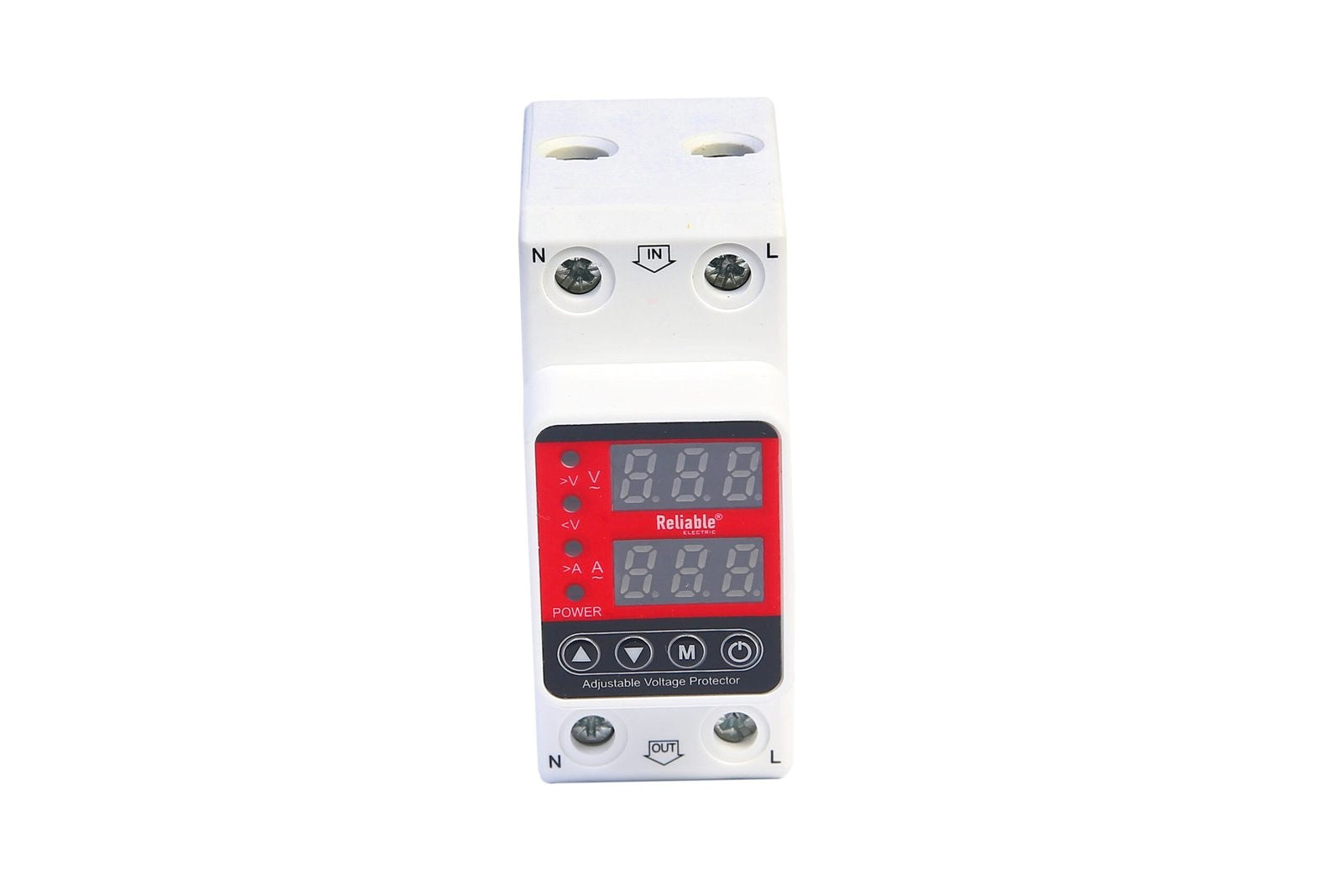 2P VA 80A, VA Control Device, Reliable Din rail, adjustable Over Under Voltage, current limit protection, Relay, VA Protector 2P