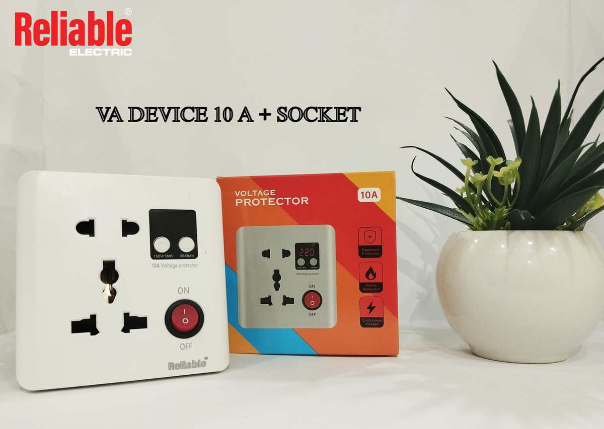 5 Pin Universal Socket With 10A VA Control / 5 Pin Universal Light Plug With 10A VA Control Imported By Reliable Electric