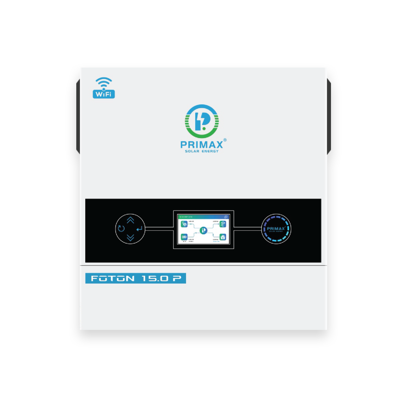 PRIMAX FOTON 15.0P 12KW Hybrid Solar Inverter With 15000W Dual Mppt Solar Charge Controller