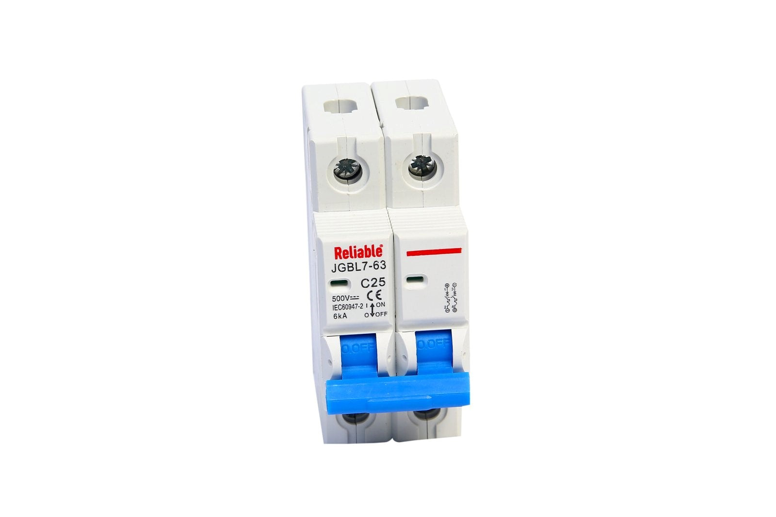 2P DC MCB 500V, 32A, Direct Current Breaker Reliable Miniature Circuit Breaker For Solar PV System