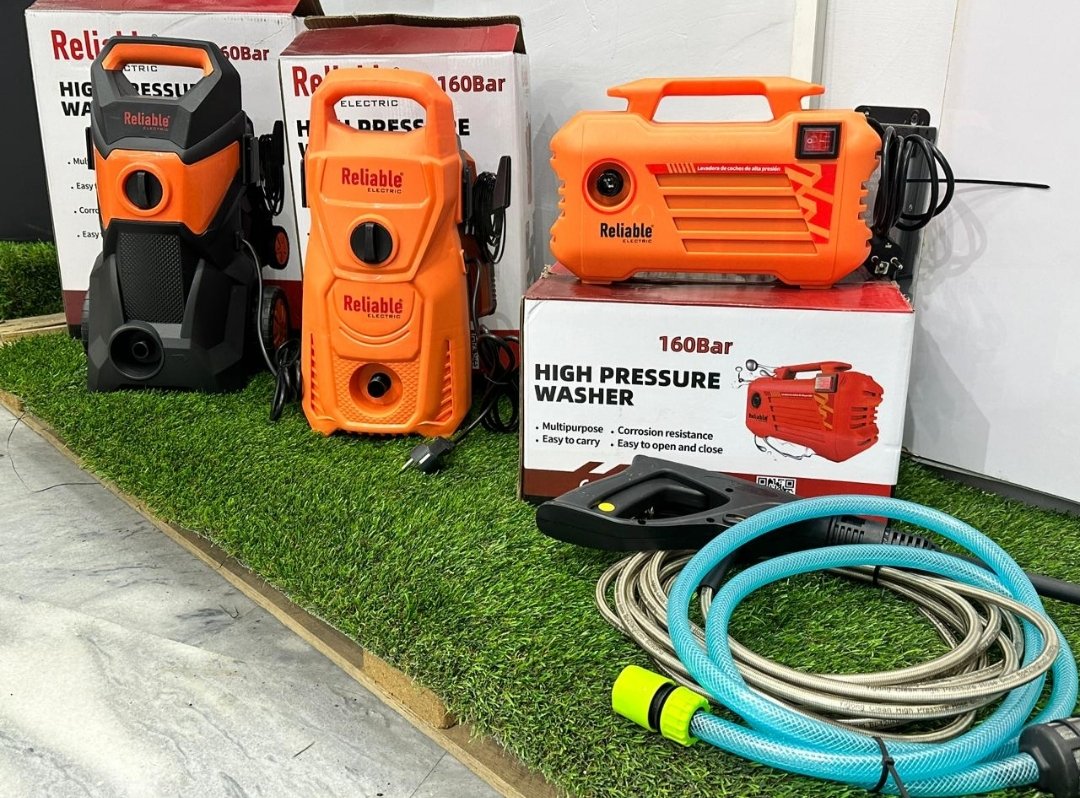 High Pressure Washer, Small, 160Bar, Flower Foam Gun/ Spray Gun, For Cleaning of Solar Panels, Cars, Bikes, Plants and Multi 