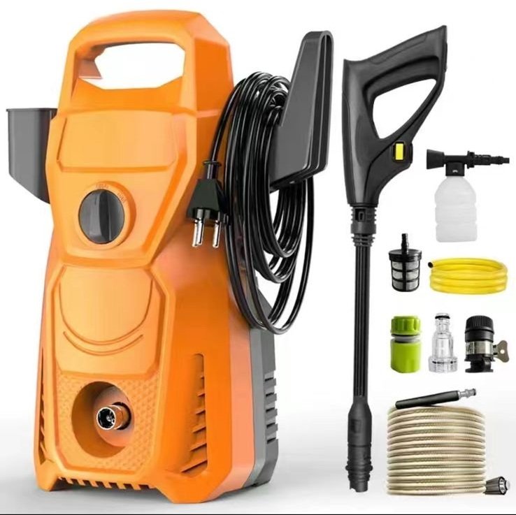 High Pressure Washer, Medium, 160Bar, Flower Foam Gun/ Spray Gun, For Cleaning of Solar Panels, Cars, Bikes, Plants and Multi
