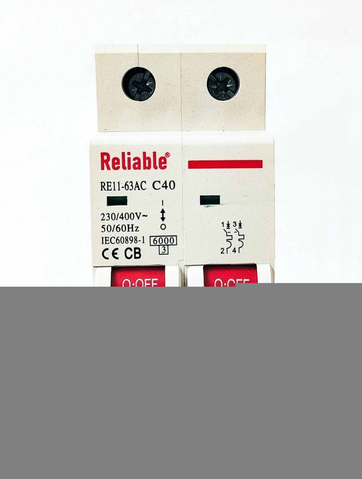 2P, 32A, 63A AC, Reliable Breaker MCB, C type 230/400V~ 50HZ/60HZ Miniature Circuit Breaker By Reliable Electric