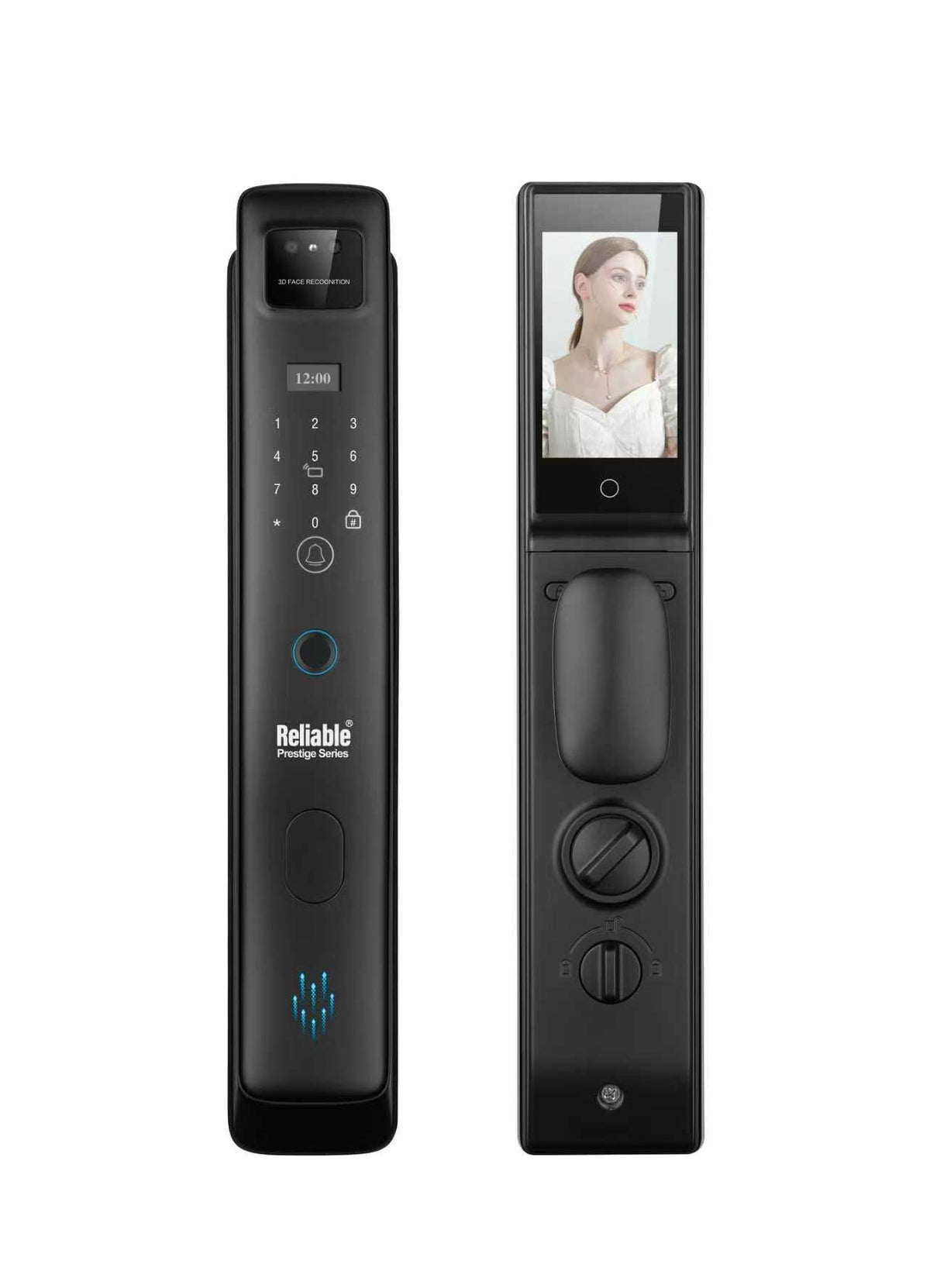Smart Door Lock with Video Calling, Intelligent Digital Lock, Security Code, Card, Unlock Fully Automatic, TTlock, Tuya, WiFi