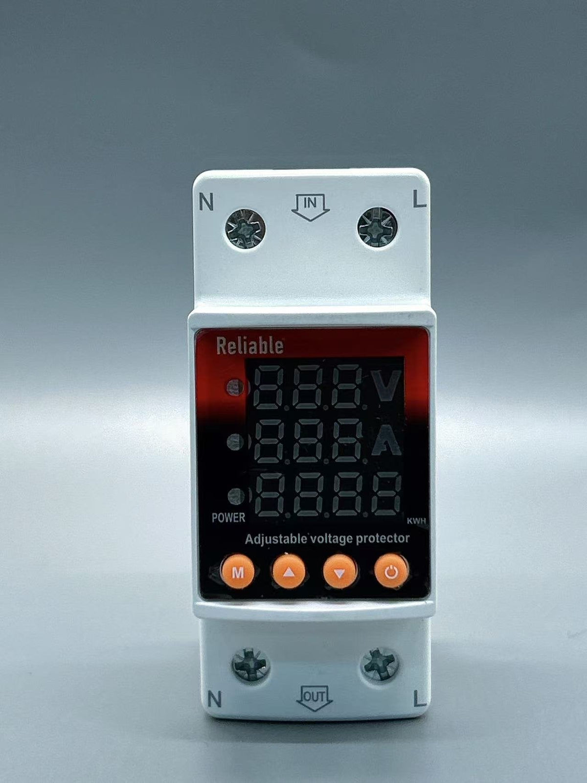 Wapda Unit Lock VA, 2P VA KWh 63A, VA KWh Control Device, Reliable Din rail, kwh energy merter, adjustable Over Under Voltage