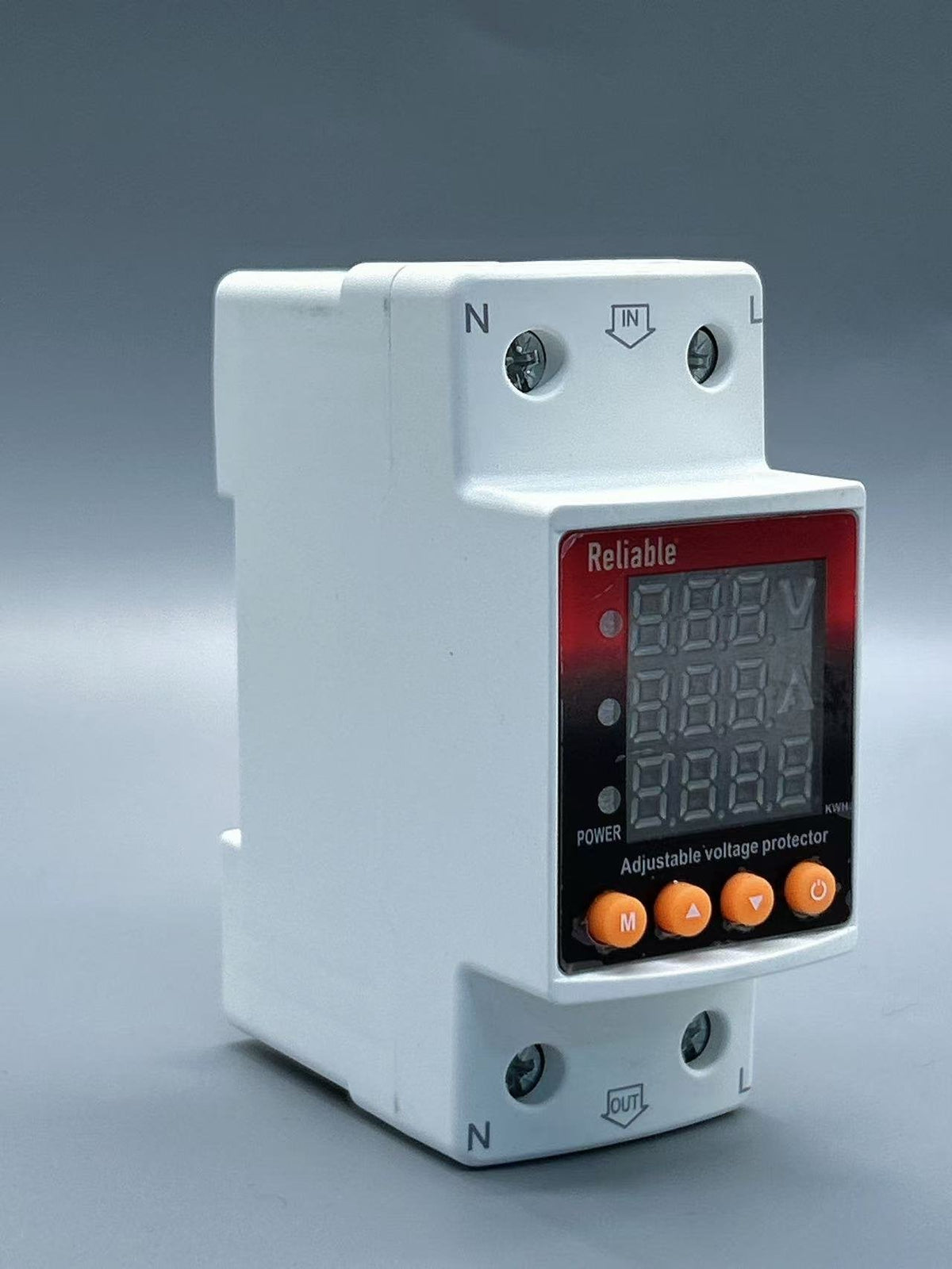 Wapda Unit Lock VA, 2P VA KWh 63A, VA KWh Control Device, Reliable Din rail, kwh energy merter, adjustable Over Under Voltage