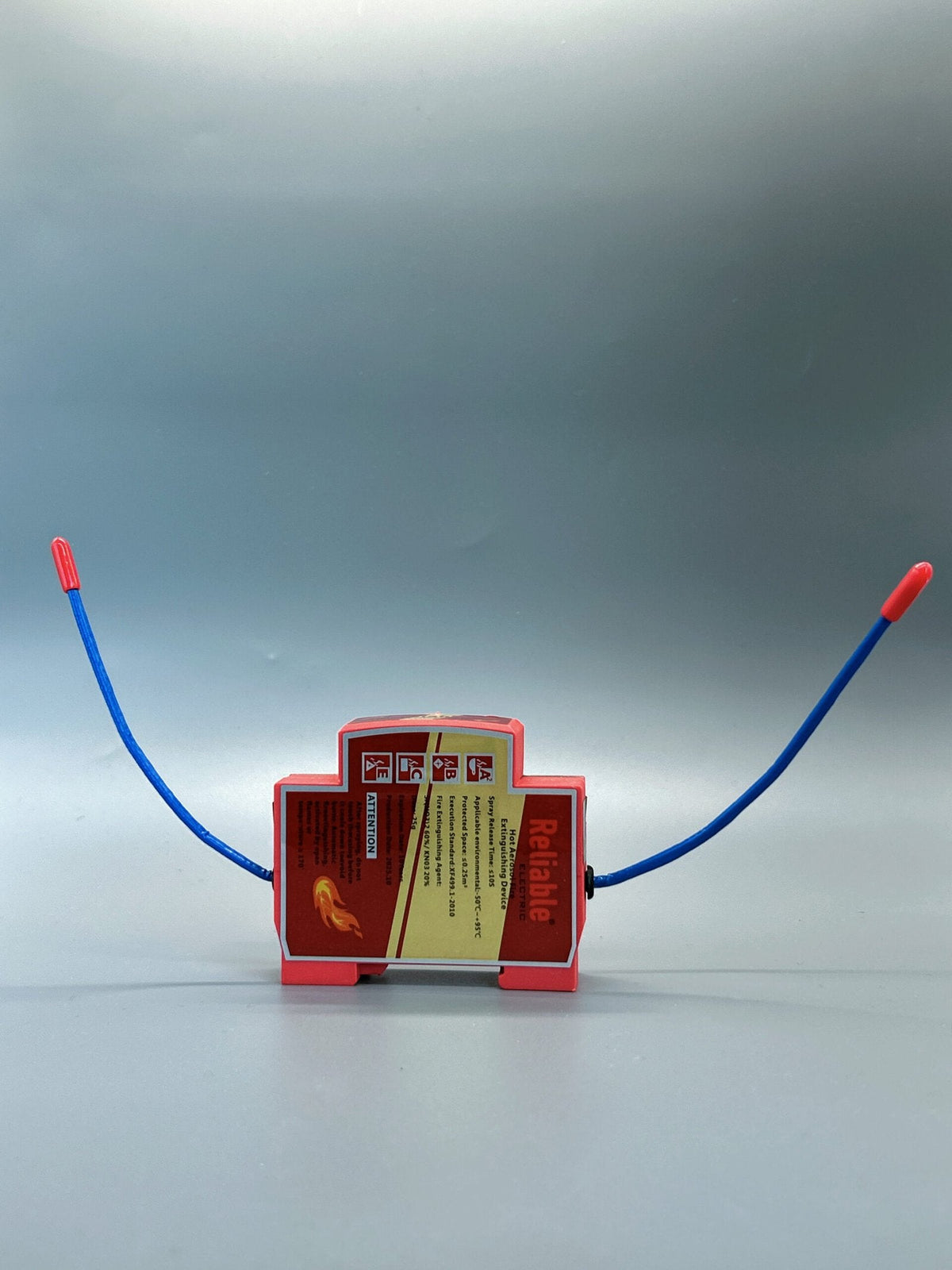 Automatic Fire Extinguishing Device 1P , Reliable, Din Rail Flame-retardant Device, Double End Strong Double Sided Adhesive C