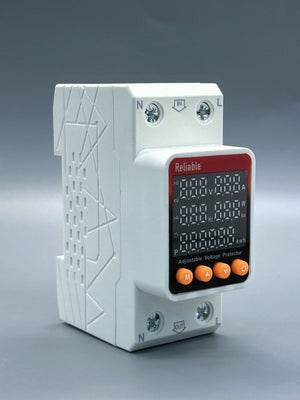 2P VA KWh, Watts, HZ 63A, VA KWh Control Device, Reliable Din rail, kwh energy merter, adjustable Over Under Voltage, current
