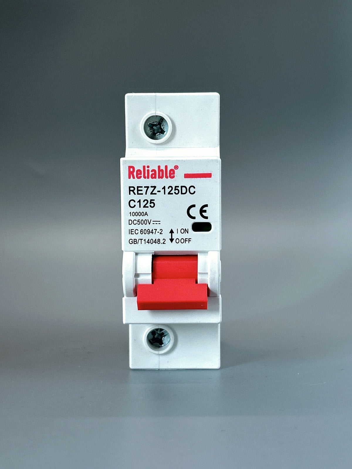 1P DC 125A MCB 500V, Direct Current Breaker Reliable Miniature Circuit Breaker For Solar PV System By Reliable Electric
