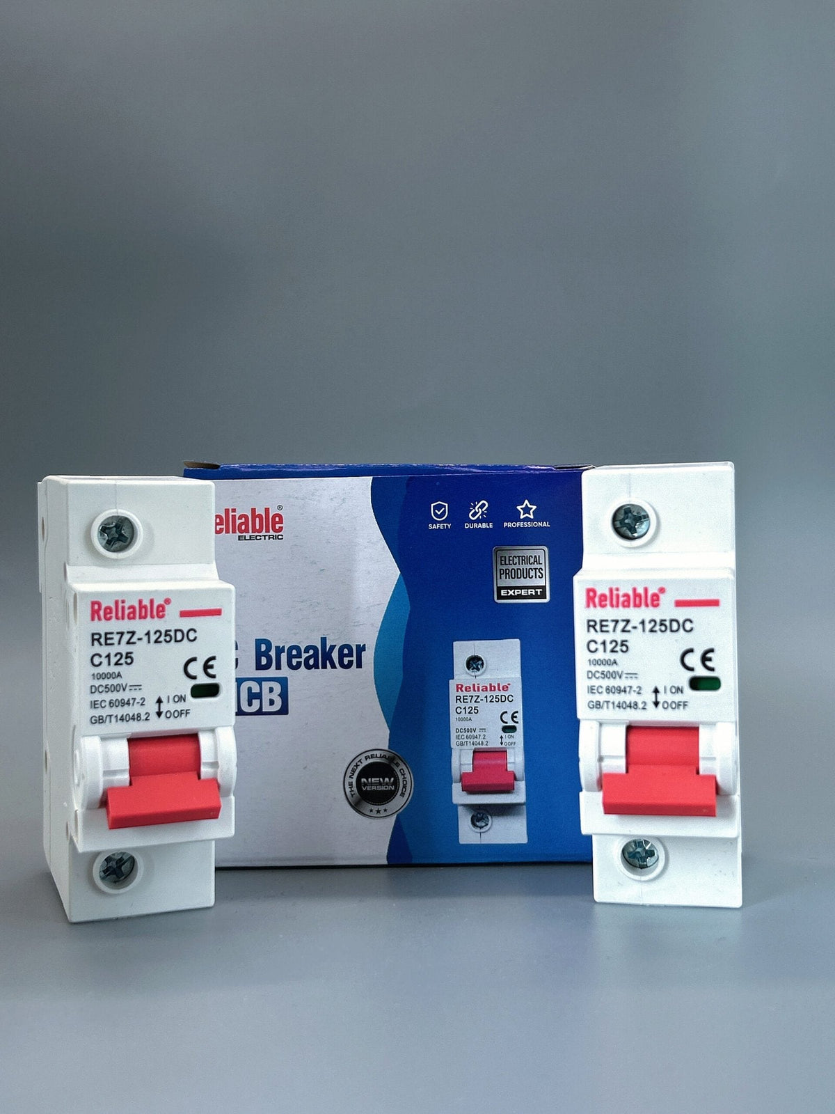 1P DC 125A MCB 500V, Direct Current Breaker Reliable Miniature Circuit Breaker For Solar PV System By Reliable Electric
