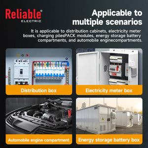 Automatic Fire Extinguishing Device 1P , Reliable, Din Rail Flame-retardant Device, Double End Strong Double Sided Adhesive C