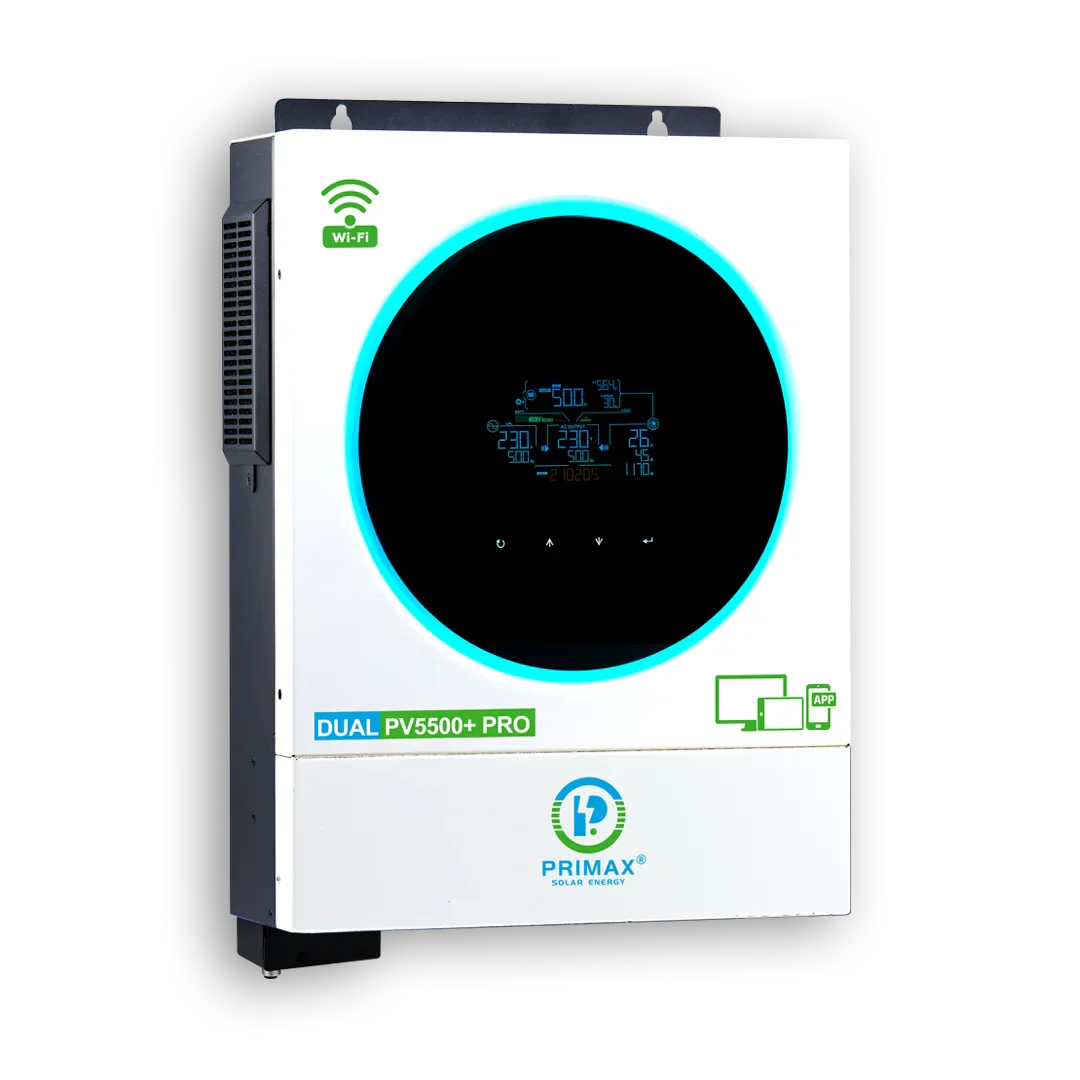PRIMAX GALAXY DUAL PV5500+ PRO HYBRID SOLAR INVERTER 4KW With 5.5KW MPPT Solar Charge Controller