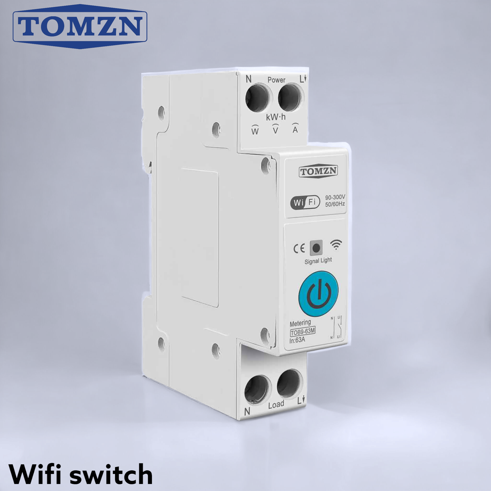 Tomzn TOB9-63M 6in1 63A WIFI Smart Switch with monitoring