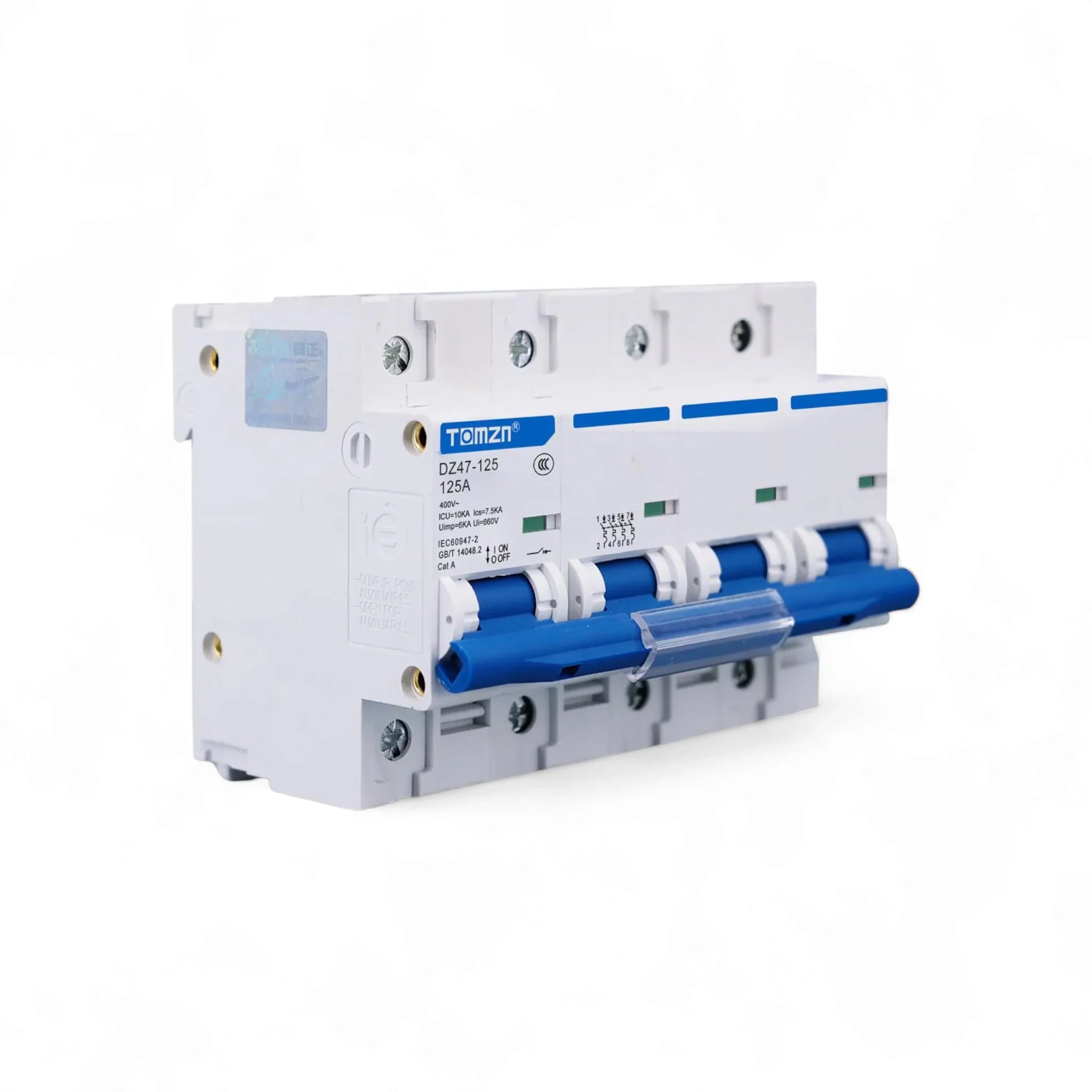 Tomzn 4P AC Circuit Breaker 400V 125A