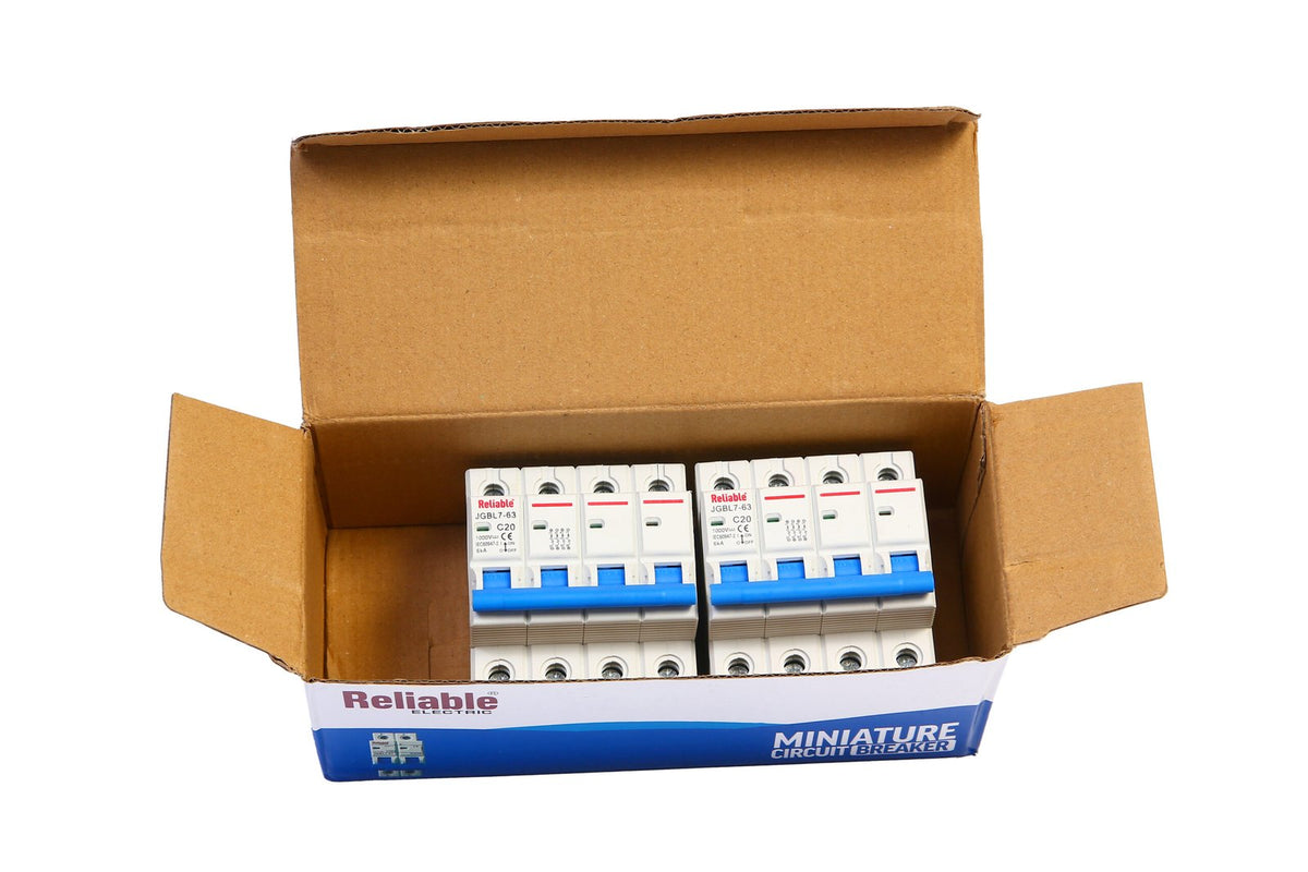 4P 20A DC 1000V, MCB, Direct Current Breaker Reliable, Miniature Circuit Breaker For Solar PV System By Reliable Electric