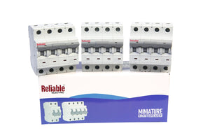 4P 63A, DC 1000V, MCB, Direct Current Breaker Reliable, Miniature Circuit Breaker For Solar PV System By Reliable Electric