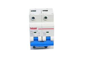 2P DC 125A MCB 1000V, Direct Current Breaker Reliable Miniature Circuit Breaker For Solar PV System By Reliable Electric