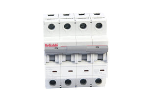 4P 63A, DC 1000V, MCB, Direct Current Breaker Reliable, Miniature Circuit Breaker For Solar PV System By Reliable Electric