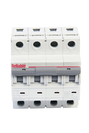 4P 32A, DC 1000V, MCB, Direct Current Breaker Reliable, Miniature Circuit Breaker For Solar PV System By Reliable Electric