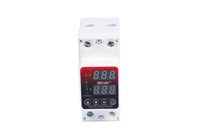 2P VA 80A, VA Control Device, BEVAV Din rail, adjustable Over Under Voltage, current limit protection, Relay, VA Protector 2P