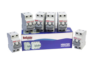 2P DC MCB 1000V, 25A, Direct Current Breaker Reliable Miniature Circuit Breaker For Solar PV System By Reliable Electric