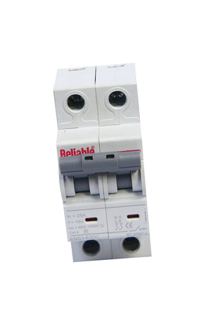 2P DC MCB 1000V, 25A, Direct Current Breaker Reliable Miniature Circuit Breaker For Solar PV System By Reliable Electric