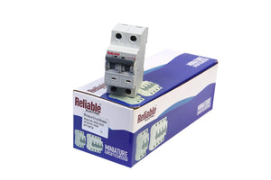 2P DC MCB 1000V, 25A, Direct Current Breaker Reliable Miniature Circuit Breaker For Solar PV System By Reliable Electric