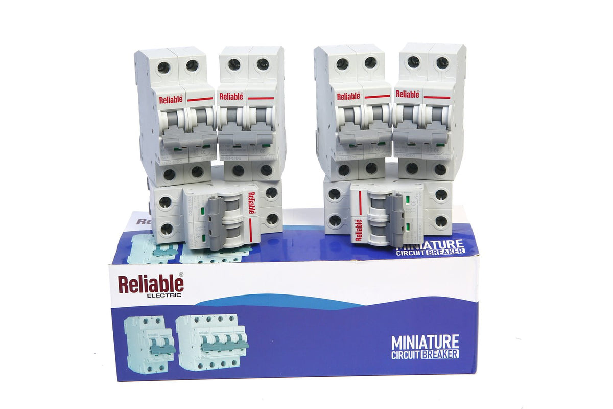 2P DC MCB 1000V, 16A, Direct Current Breaker Reliable Miniature Circuit Breaker For Solar PV System By Reliable Electric