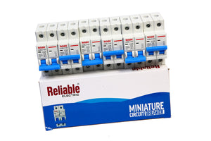 2P DC MCB 500V, 25A, Direct Current Breaker Reliable Miniature Circuit Breaker For Solar PV System By Reliable Electric