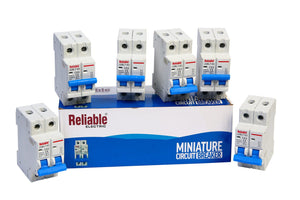2P DC MCB 500V, 63A, Direct Current Breaker Reliable Miniature Circuit Breaker For Solar PV System By Reliable Electric