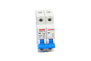 2P DC MCB 500V, 25A, Direct Current Breaker Reliable Miniature Circuit Breaker For Solar PV System By Reliable Electric
