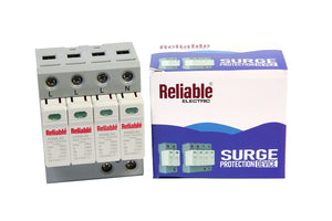 AC SPD 4P, 3P+N 10KA, 20KA, 40KA,60KA upto 440V, Reliable, House Surge Protector, Protective Low-voltage Arrester Device By R