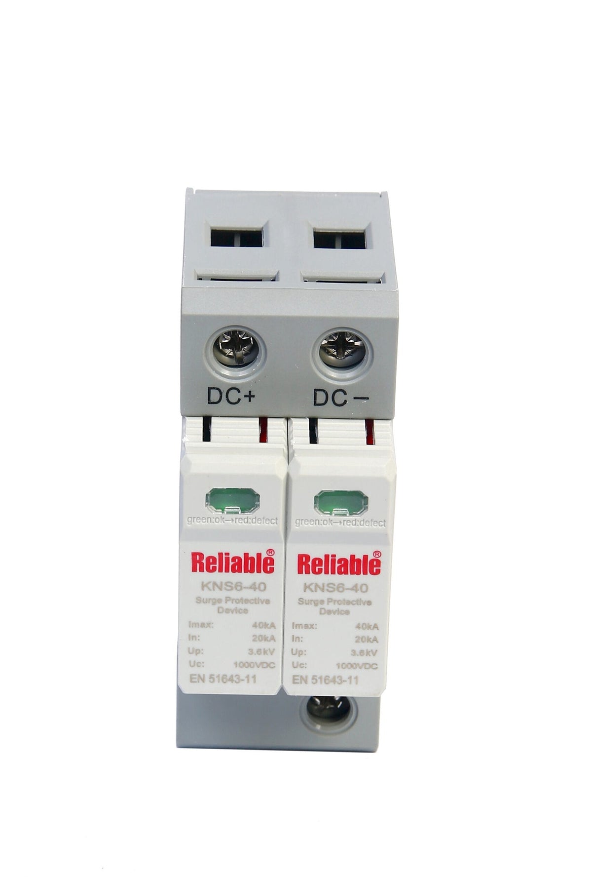 Reliable SPD DC 500V 600V 800V 1000V 20KA~40KA House Surge Protector Protective Low-voltage Arrester Device By Reliable Elect