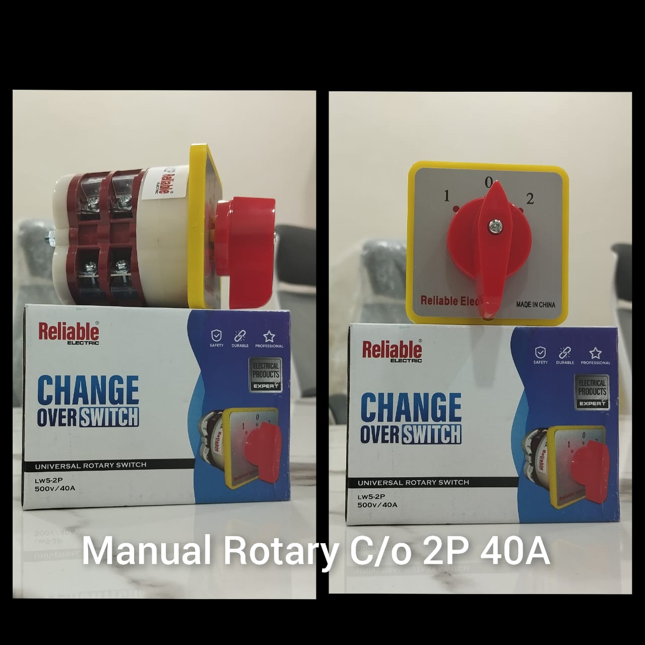2P 40A AC Reliable, Rotary Change Over Switch, Manual Change Over Switch, Motor Control Switch, 2 Positions Cam Switch, 2P Isolating Switch, 2 pole universal Rotary switch