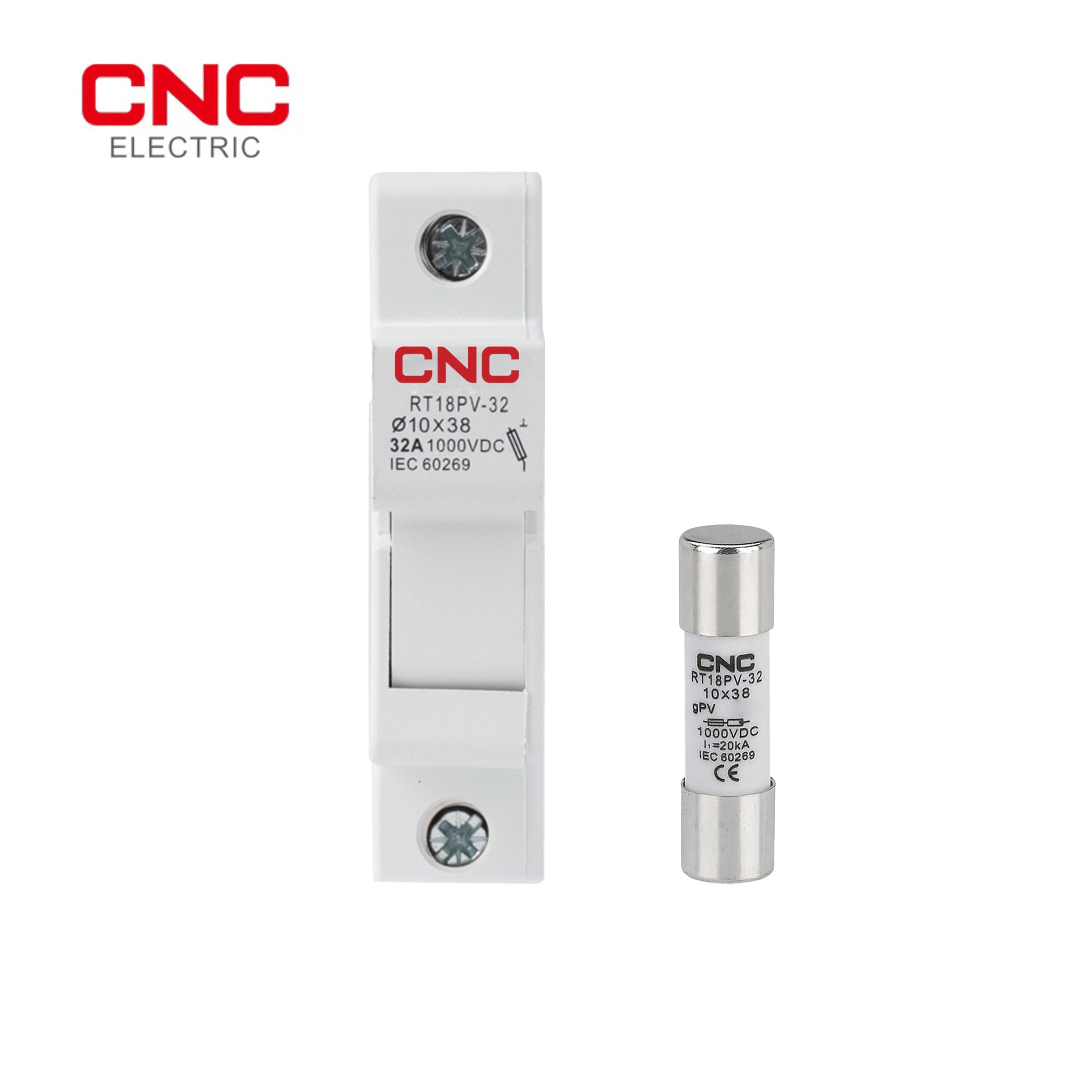 CNC RT18PV-32 1000V DC 1P Fuse Set – Overload & Short Circuit Protection