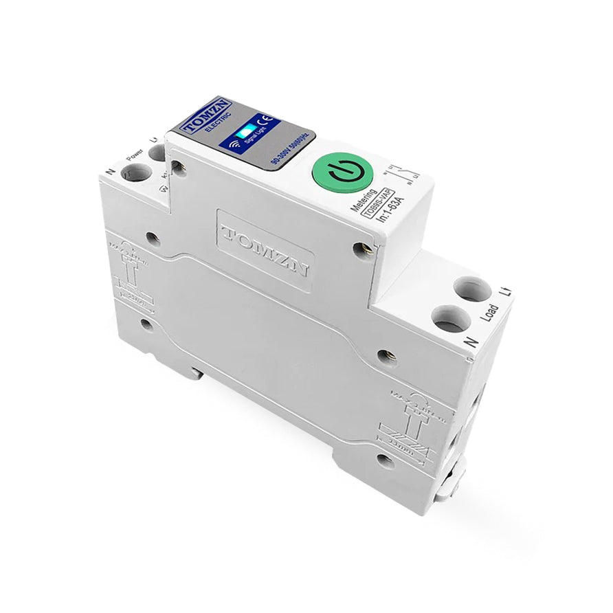 Tomzn TOB9S-VAP 8in1 63A WIFI Smart Switch with monitoring and Protection, TOMZN wifi breaker full function