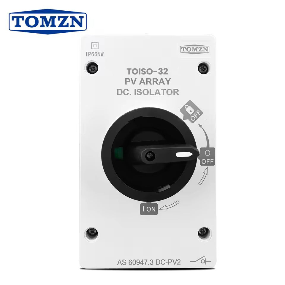 Tomzn TOISO-32 Solar PV Array DC Isolator Switch IP66  Isolator Disconnect Switch