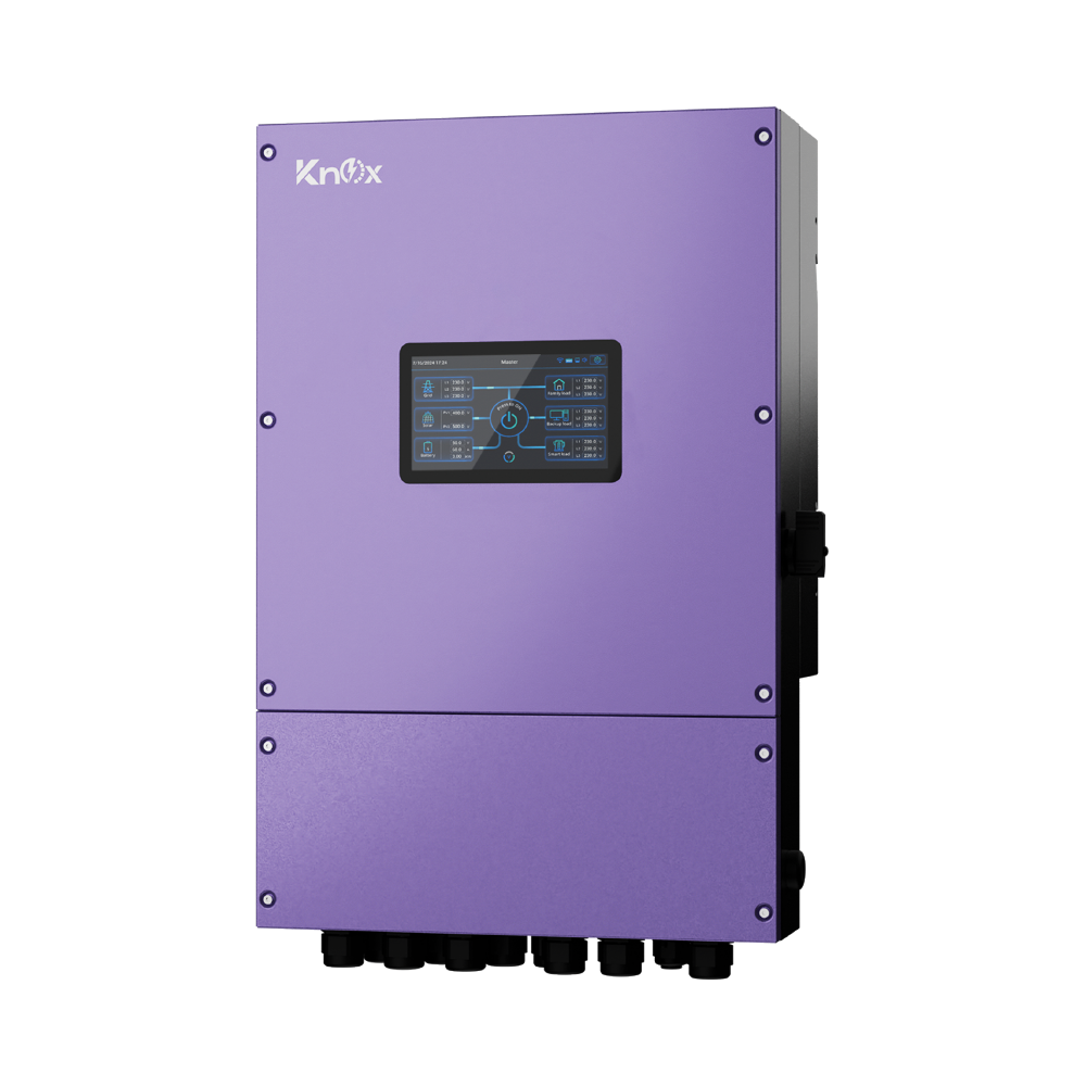 Knox Xenon 12066 | 6.6kW IP66 Hybrid Solar Inverter With PV 12000W Dual MPPT, Wi-Fi & Large HMI Touchscreen